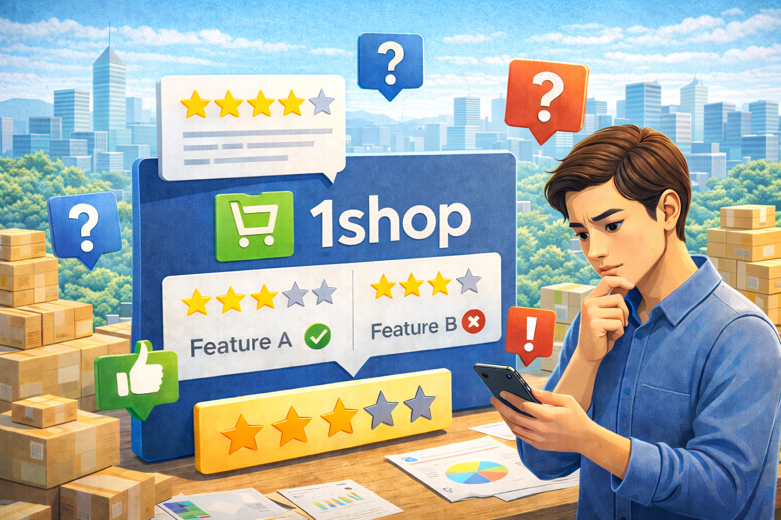 1shop 評價 一頁式電商平台優缺點與轉換分析 封面圖